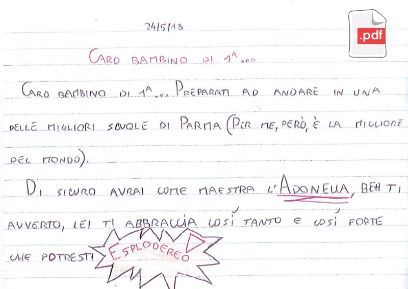 caro bambino di prima immagine